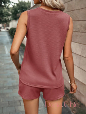 Conjunto Regata Canelada Com Short Listrado Conjunto Regata Canelada Com Short Listrado