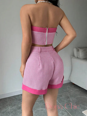 Conjunto Tomara Que Caia Com Short De Dobra Fixa Conjunto Tomara Que Caia Com Short De Dobra Fixa